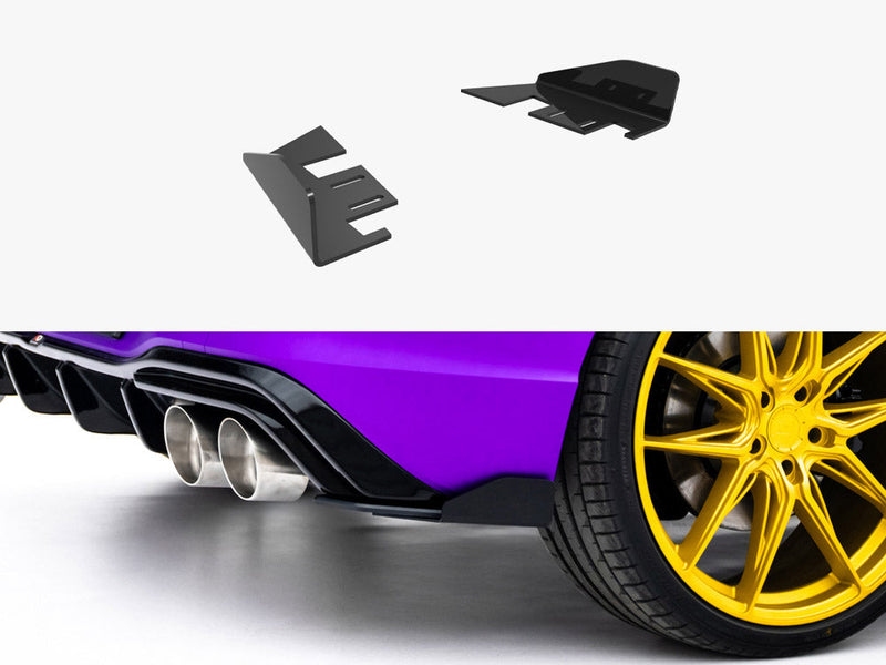Maxton Design - Rear Side Flaps V.2 Volkswagen Golf R Mk8 / Mk8 Facelift