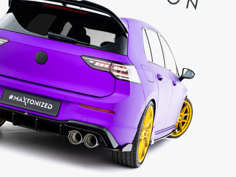 Maxton Design - Rear Side Flaps V.2 Volkswagen Golf R Mk8 / Mk8 Facelift