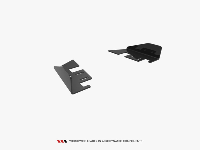 Maxton Design - Rear Side Flaps V.2 Volkswagen Golf R Mk8 / Mk8 Facelift