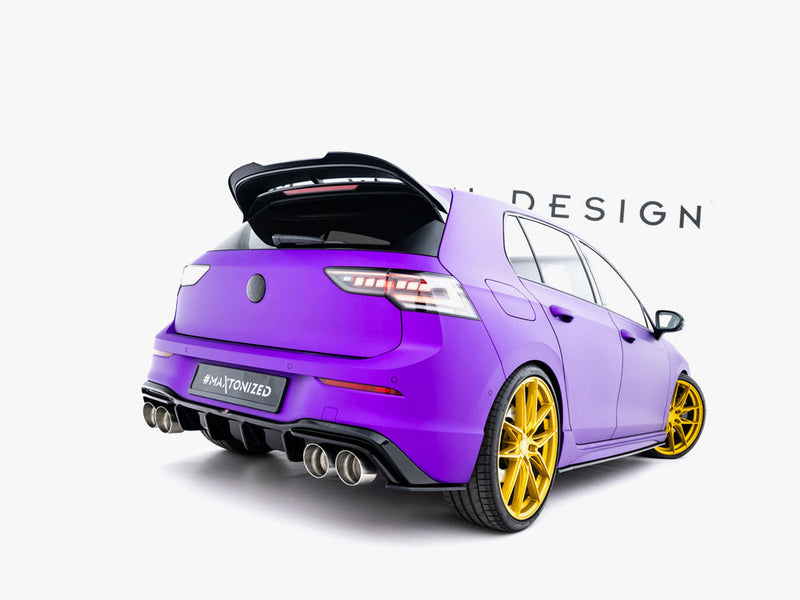 Maxton Design - Street PRO Rear Side Splitters V.2 Volkswagen Golf R Mk8 / Mk8 Facelift