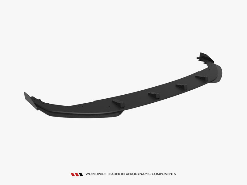 Maxton Design - Street PRO Front Splitter + Flaps Volkswagen Golf R Mk8 Facelift