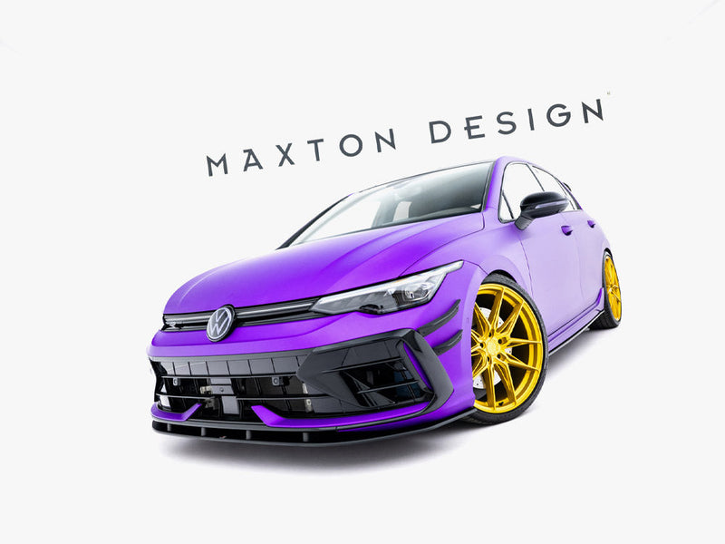 Maxton Design - Street PRO Front Splitter Volkswagen Golf R Mk8 Facelift
