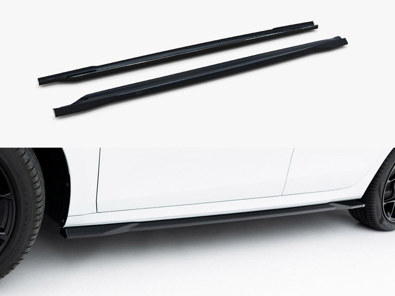 Maxton Design - Side Skirts Diffusers Skoda Octavia Sportline Liftback / Estate Mk4 Facelift