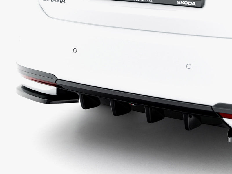 Maxton Design - Rear Valance Skoda Octavia Sportline Liftback / Estate Mk4 Facelift