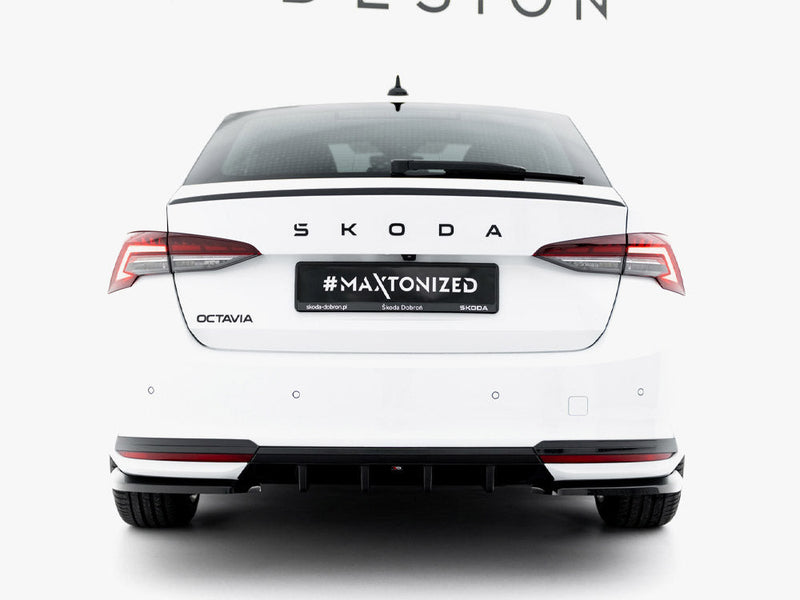 Maxton Design - Rear Valance Skoda Octavia Sportline Liftback / Estate Mk4 Facelift