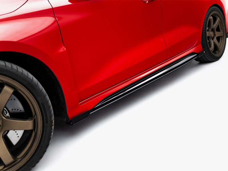 Maxton Design - Street PRO Side Skirts Diffusers + Flaps Audi RS3 Sedan 8Y Facelift
