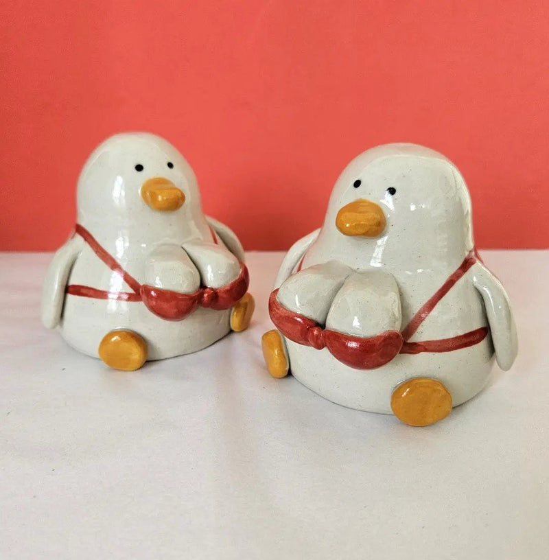 Claire with the Pair - Boobs Duck