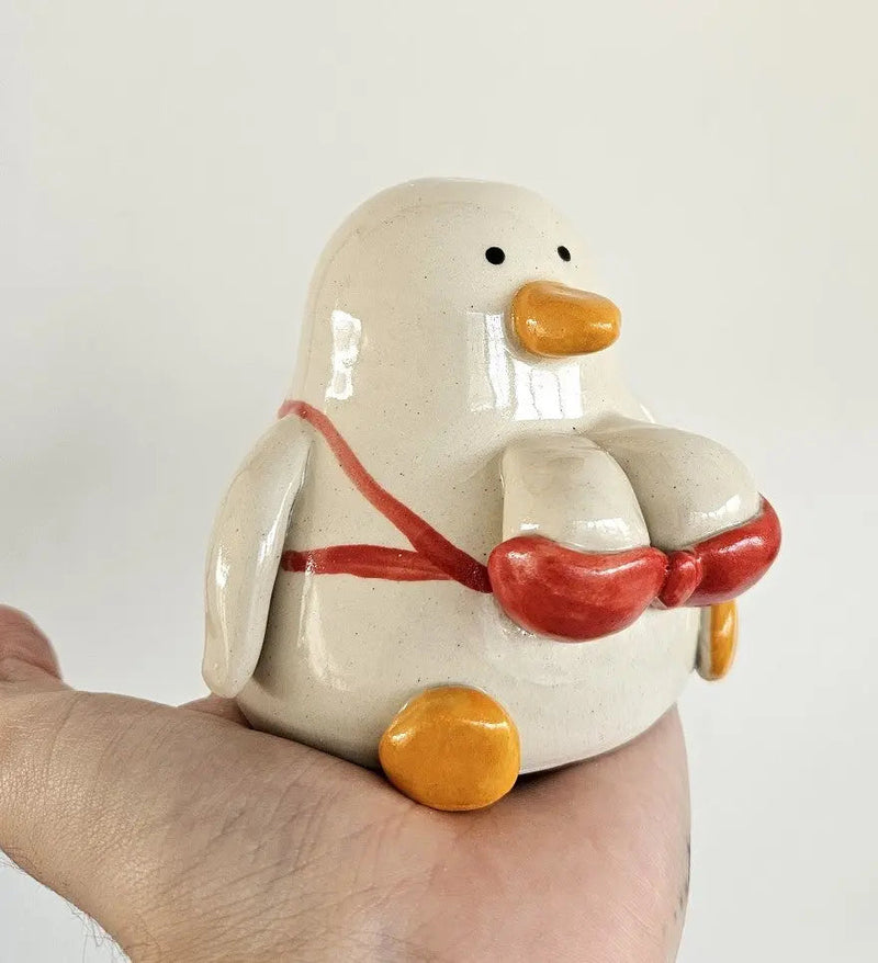 Claire with the Pair - Boobs Duck