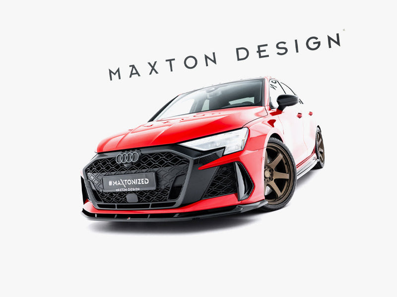 Maxton Design - Front Splitter V.1 Audi RS3 Sedan 8Y Facelift