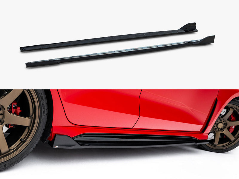 Maxton Design - Side Skirts Diffusers V.2 Audi RS3 Sedan 8Y / 8Y Facelift