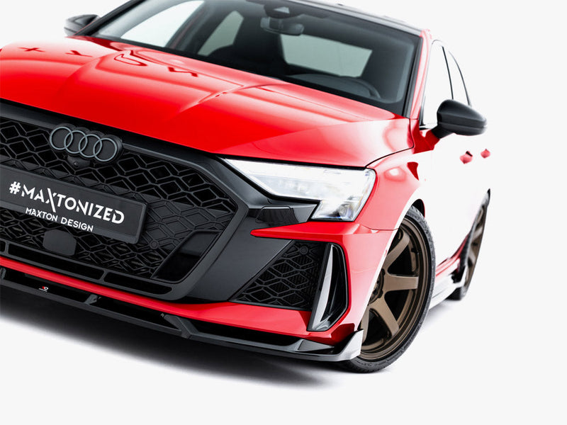 Maxton Design - Front Splitter V.3 Audi RS3 Sedan 8Y Facelift