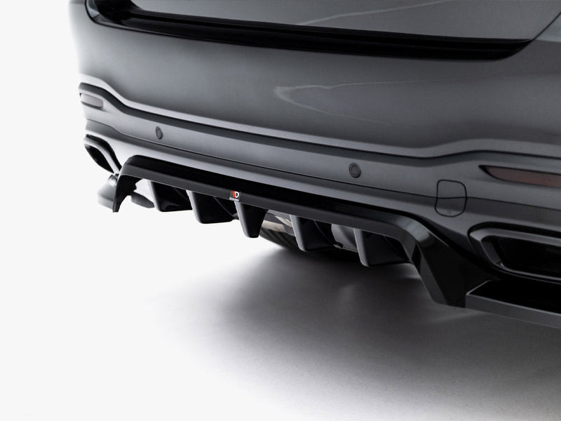 Maxton Design - Rear Splitter (Vertical Bars) Mercedes-Benz GLS AMG-Line X167 Facelift