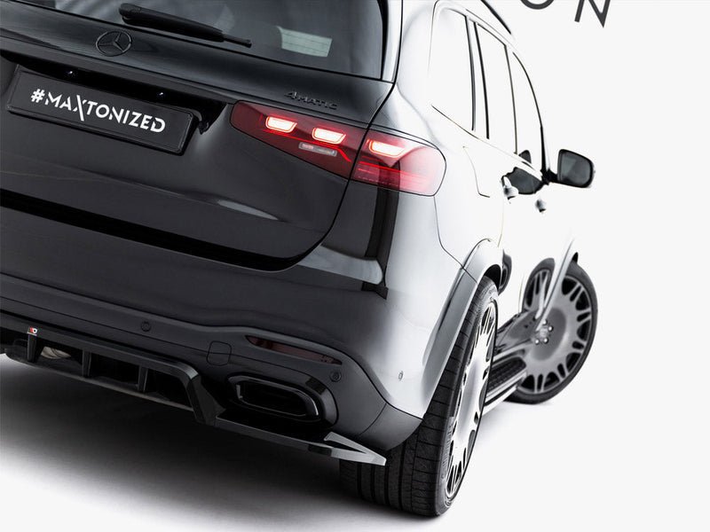 Maxton Design - Rear Splitter (Vertical Bars) Mercedes-Benz GLS AMG-Line X167 Facelift