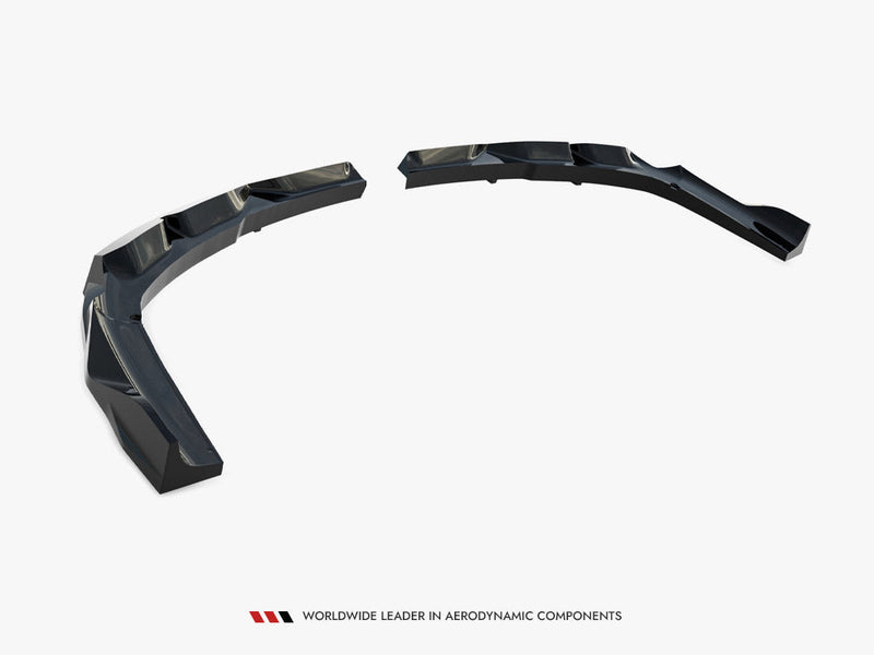 Maxton Design - Rear Splitter (Vertical Bars) BMW X3 M-Pack G45