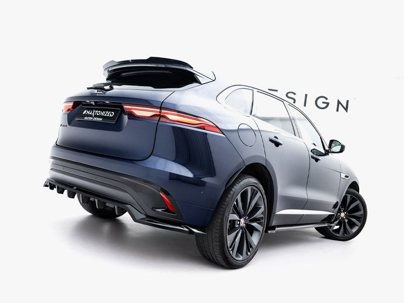 Maxton Design - Rear Splitter (Vertical Bars) Jaguar F-Pace R-Sport Mk1 Facelift