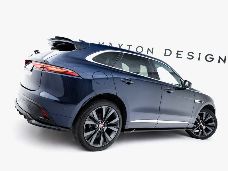 Maxton Design - Rear Splitter (Vertical Bars) Jaguar F-Pace R-Sport Mk1 Facelift