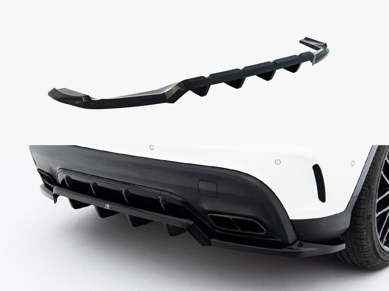Maxton Design - Rear Splitter (Vertical Bars) Mercedes-Benz GLA 45 AMG X156 Facelift