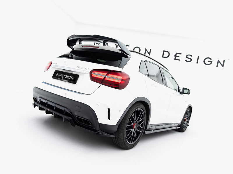 Maxton Design - Rear Splitter (Vertical Bars) Mercedes-Benz GLA 45 AMG X156 Facelift