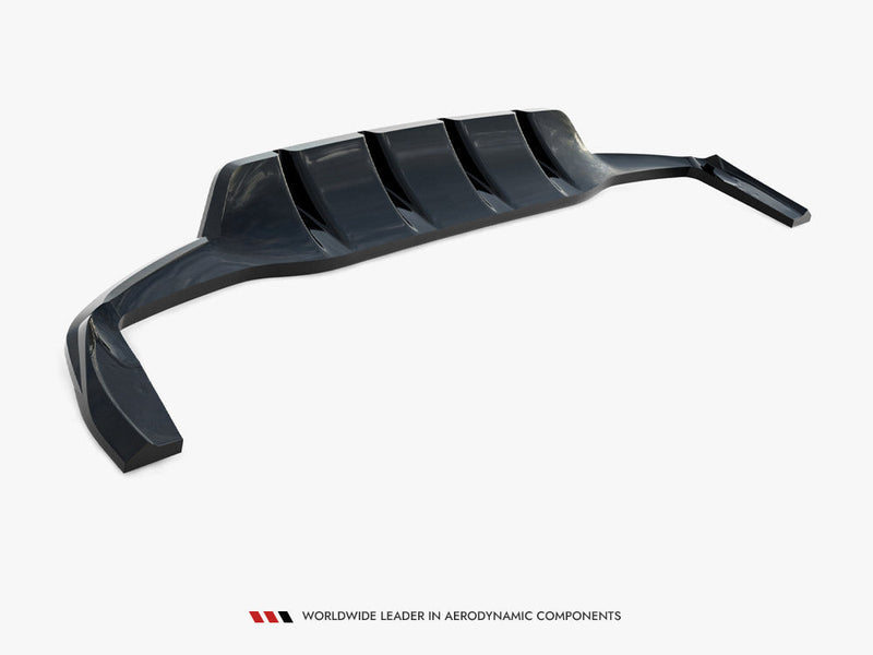 Maxton Design - Rear Splitter (Vertical Bars) Mercedes-Benz GLA 45 AMG X156 Facelift