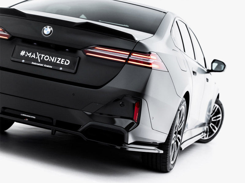 Maxton Design - Rear Splitter (with Vertical Bars) V.1 BMW 5 / i5 M-Pack Sedan / Touring G60 / G61