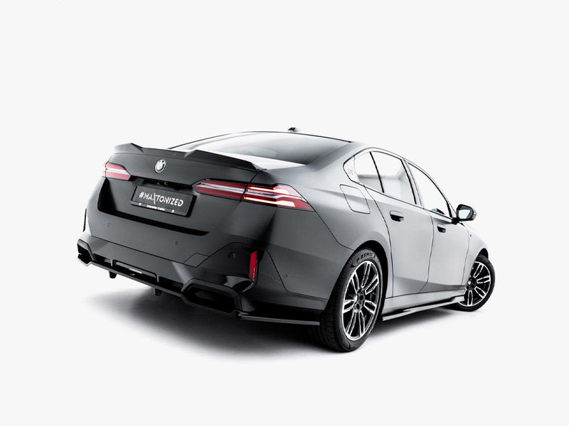 Maxton Design - Rear Splitter (with Vertical Bars) V.2 BMW 5 / i5 M-Pack Sedan / Touring G60 / G61