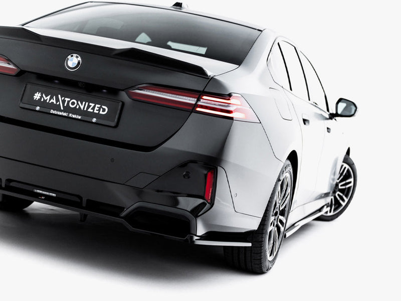 Maxton Design - Rear Splitter (with Vertical Bars) V.2 BMW 5 / i5 M-Pack Sedan / Touring G60 / G61