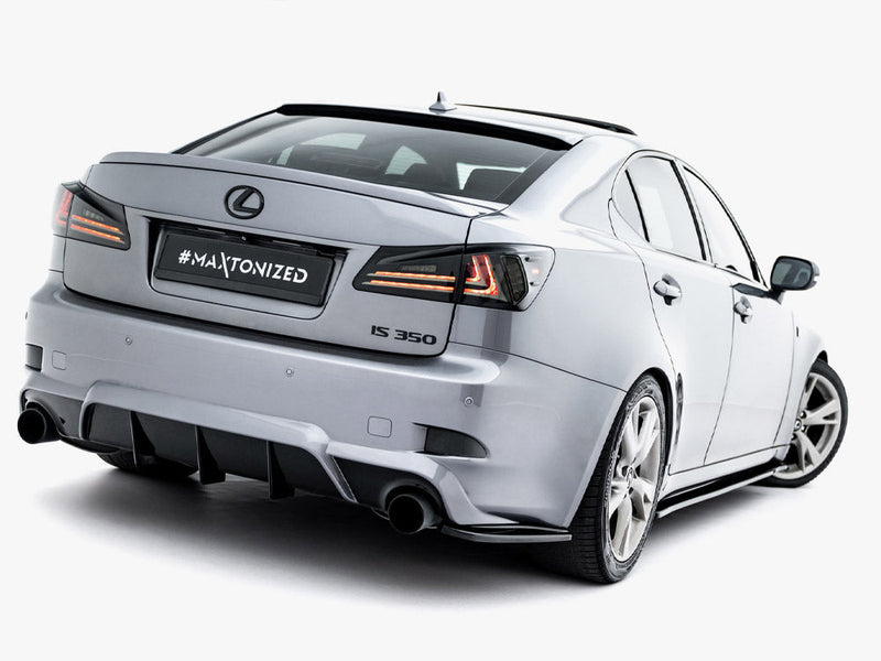 Maxton Design - Rear Side Splitters Lexus IS F-Sport Mk2 (XE20) Facelift