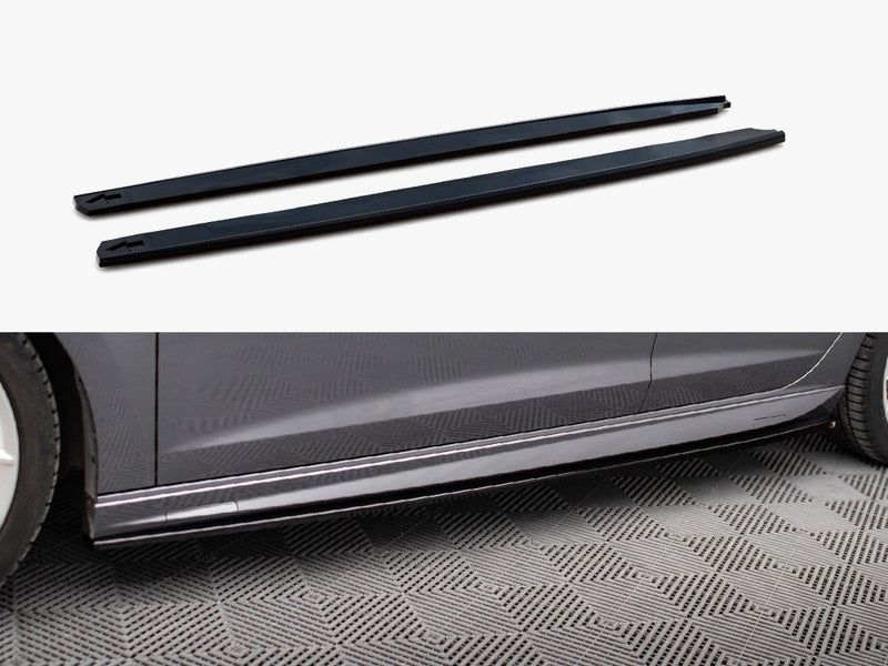 Maxton Design - Side Skirts Diffusers V.5 Seat Leon Cupra / FR / Standard Mk3 / Mk3 Facelift