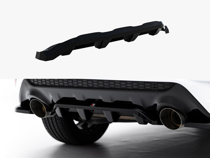 Maxton Design - Central Rear Splitter (Vertical Bars) Ford Kuga ST-Line Mk2 Facelift