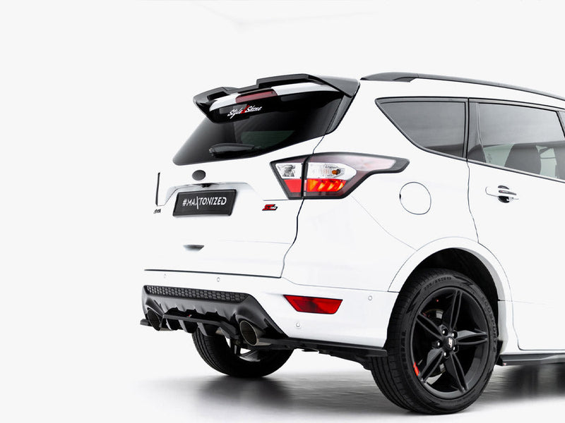Maxton Design - Central Rear Splitter (Vertical Bars) Ford Kuga ST-Line Mk2 Facelift