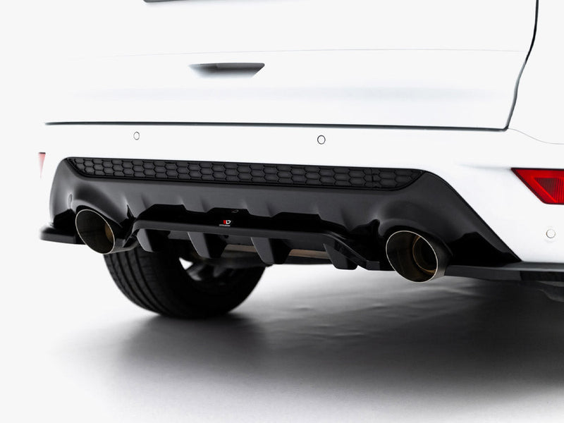 Maxton Design - Central Rear Splitter (Vertical Bars) Ford Kuga ST-Line Mk2 Facelift