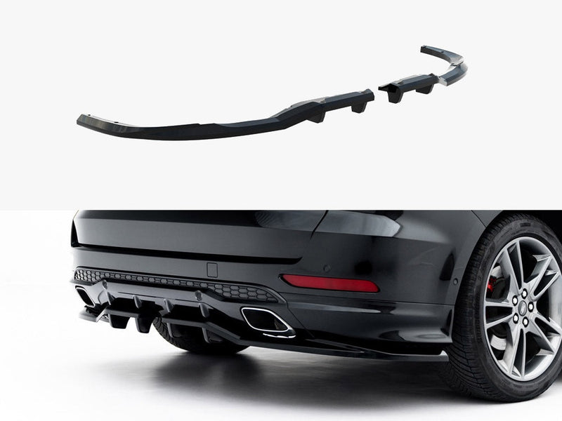 Maxton Design - Rear Splitter (Vertical Bars) Ford S-Max ST-Line Mk2 Facelift