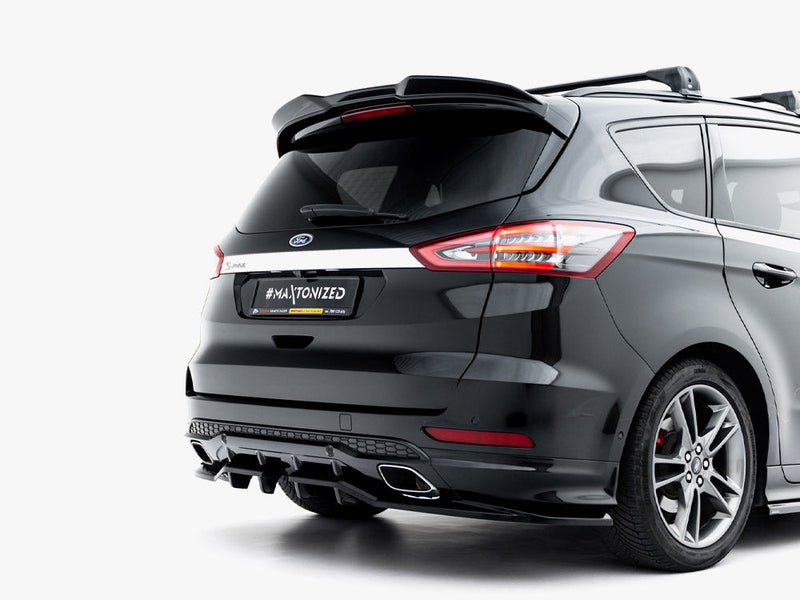Maxton Design - Rear Splitter (Vertical Bars) Ford S-Max ST-Line Mk2 Facelift