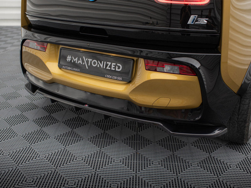 Maxton Design - Rear Splitter (Vertical Bars) BMW i3 S Mk1 Facelift