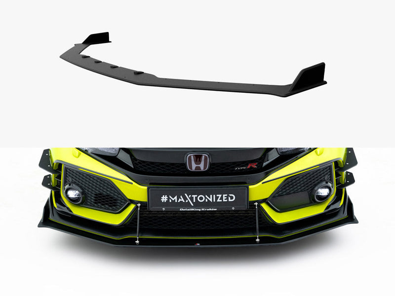 Maxton Design - Street PRO Front Splitter Honda Civic Type-R Mk10 / Mk10 Facelift