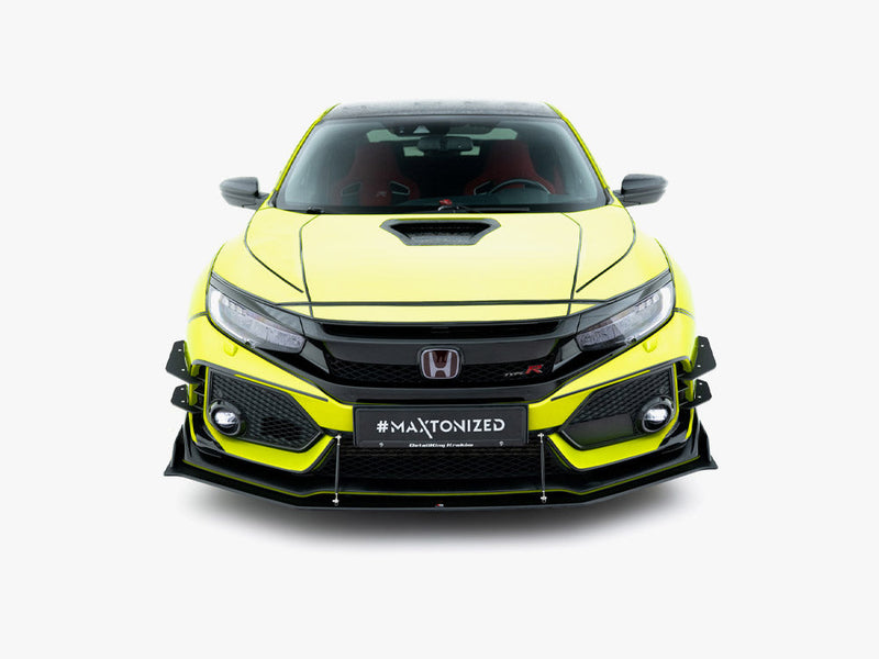 Maxton Design - Street PRO Front Splitter Honda Civic Type-R Mk10 / Mk10 Facelift