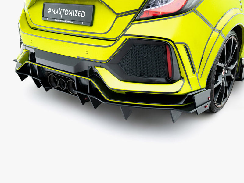 Maxton Design - Street PRO Rear Diffuser Honda Civic Type-R Mk10 / Mk10 Facelift