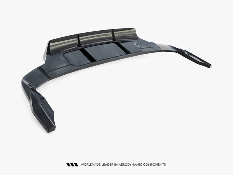 Maxton Design - Rear Splitter (Vertical Bars) Audi Q7 S-Line Mk2 Facelift 2