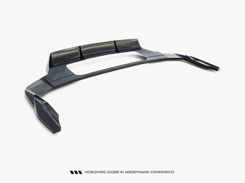 Maxton Design - Rear Splitter (Vertical Bars) Audi Q7 S-Line Mk2 Facelift 2