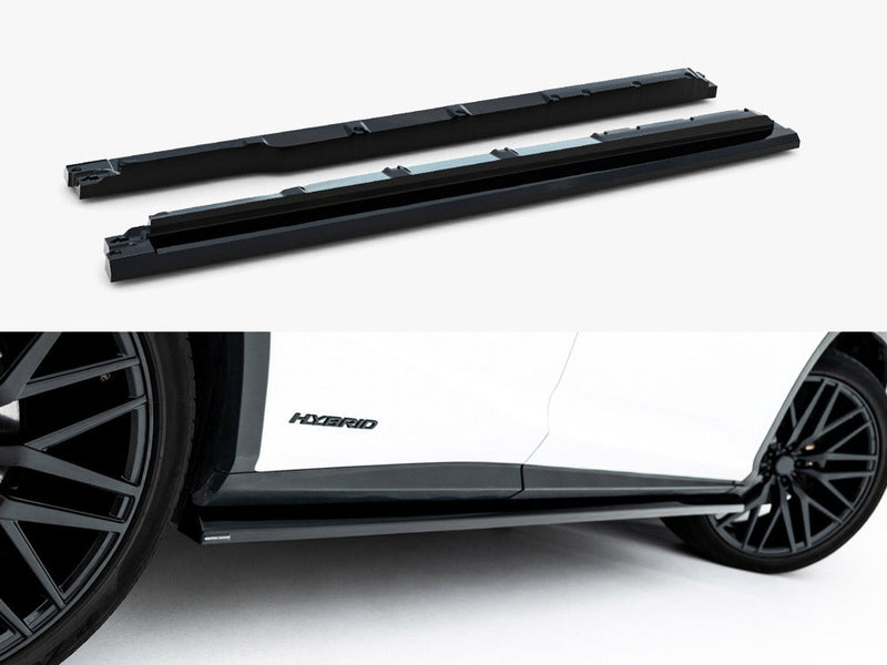 Maxton Design - Side Skirts Diffusers Lexus RX F-Sport Mk4 Facelift (version without OEM step rails)