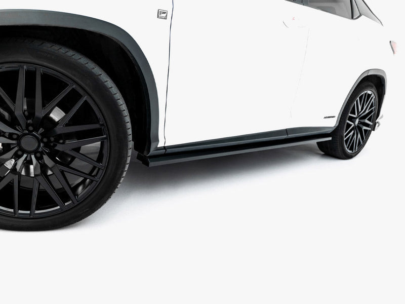 Maxton Design - Side Skirts Diffusers Lexus RX F-Sport Mk4 Facelift (version without OEM step rails)