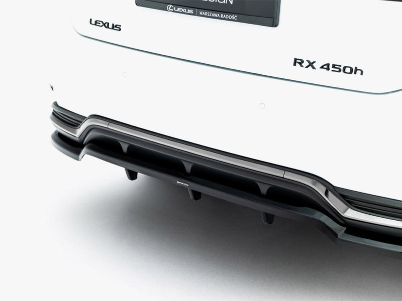 Maxton Design - Rear Splitter (Vertical Bars) Lexus RX F-Sport Mk4 Facelift