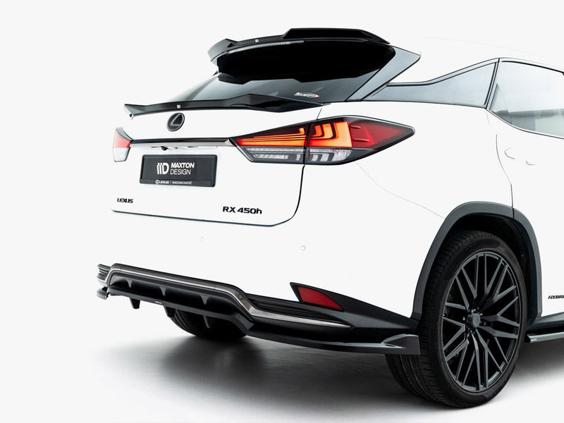 Maxton Design - Rear Splitter (Vertical Bars) Lexus RX F-Sport Mk4 Facelift