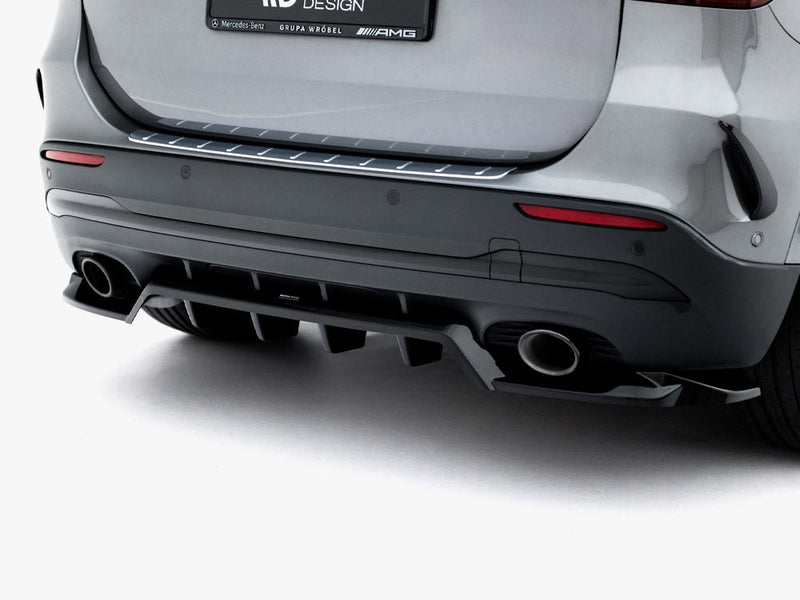 Maxton Design - Rear Splitter (Vertical Bars) Mercedes-AMG GLA 35 H247 Facelift