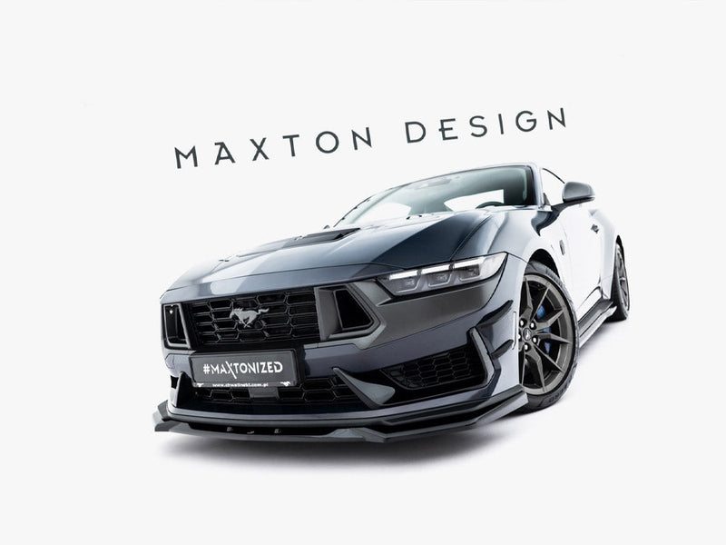 Maxton Design - Front Splitter V.2 Ford Mustang Dark Horse Mk7