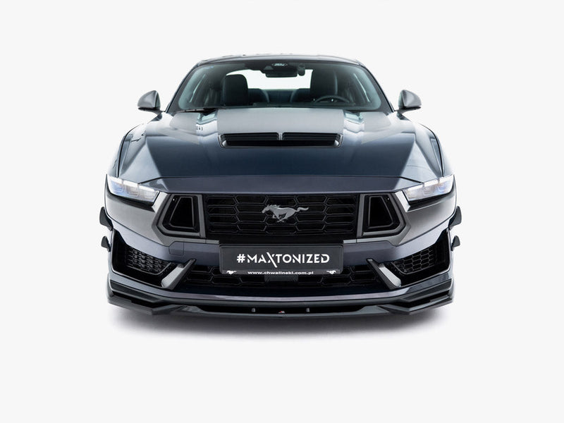Maxton Design - Front Splitter V.2 Ford Mustang Dark Horse Mk7