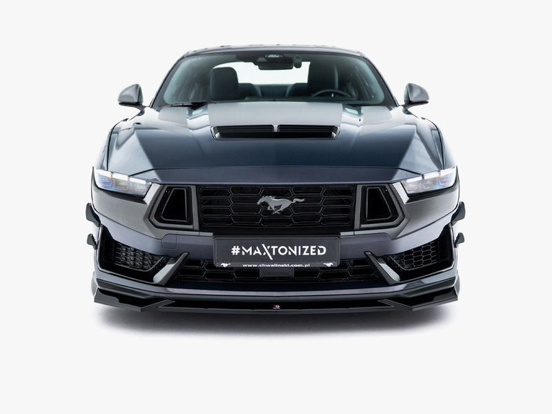 Maxton Design - Front Splitter V.1 Ford Mustang Dark Horse Mk7