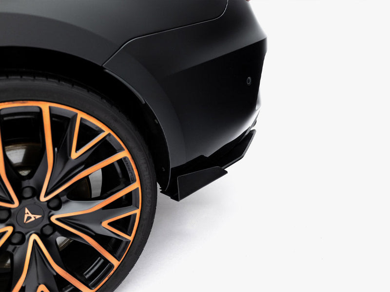 Maxton Design - Street PRO Rear Side Splitters + Flaps Cupra Leon ST Mk1 Facelift