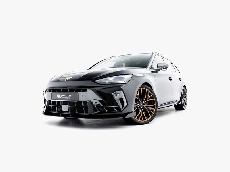 Maxton Design - Street PRO Front Splitter + Flaps Cupra Leon ST / Hatchback Mk1 Facelift
