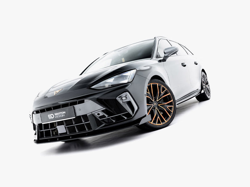 Maxton Design - Street PRO Front Splitter + Flaps Cupra Leon ST / Hatchback Mk1 Facelift